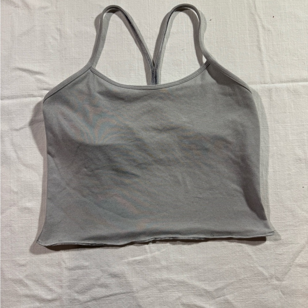 lululemon athletica Light Gray Tank Top